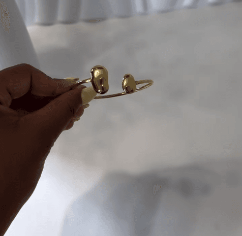 Gold Water Drop Bracelet at Sunnies by Mel, Harare