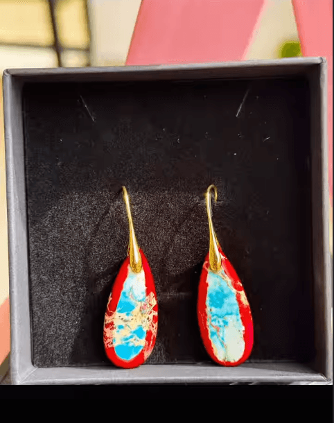 Handcrafted Teardrops Earrings at Sunnies by Mel, Harare